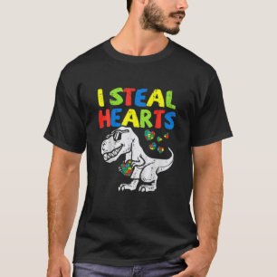 Camiseta Robo corazones rompe la conciencia del autismo en