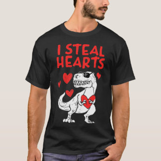 Camiseta Robo corazones Tre Dino Día de San Valentín Toddle