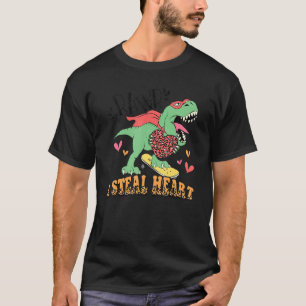 Camiseta Robo corazones Trex Me Enamoran Los Dinosaurios De