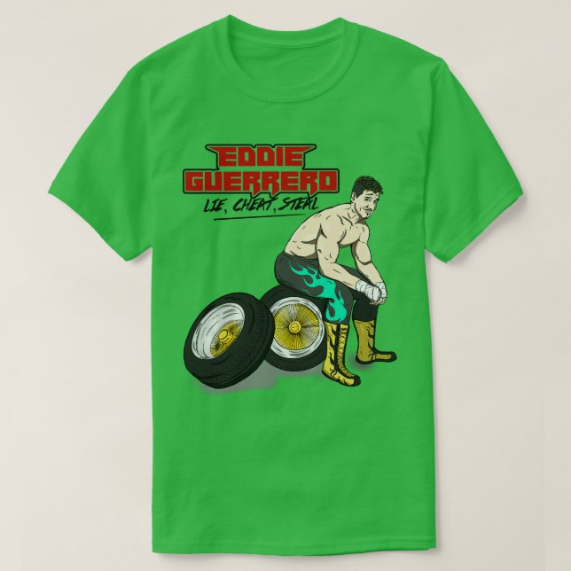 Camiseta Robo de harina de harina de calor latino (Diseño del anverso)