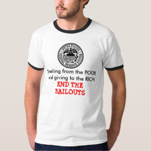 Camiseta Robo del donante POBRE a los DESALOJOS URGENTES