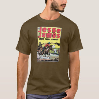 Camiseta Robo del tren de Jesse James