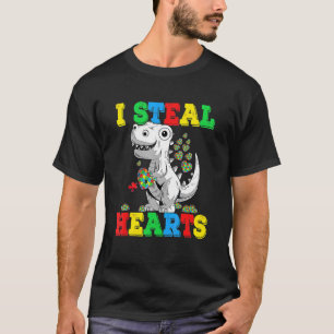 Camiseta Robo dinosaurio de concientización sobre autismo e