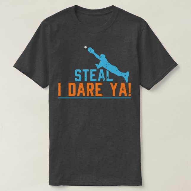 Camiseta Robo I Dare Ya Baseball Softball (Diseño del anverso)