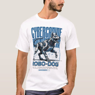 Camiseta Robo Perro – Canino Cibernético Futurista