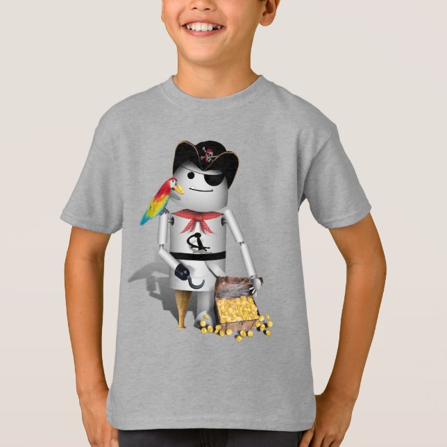 Camiseta Robo pirata pequeño-x9 (Anverso)