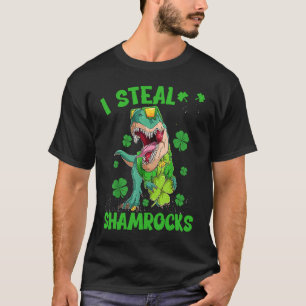 Camiseta Robo Shamrock en el día de patrick Dinosaur 8