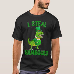 Camiseta Robo Tréboles de la Suerte día de San Patricio Di