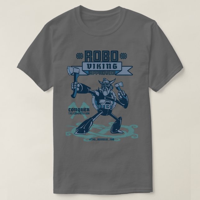 Camiseta Robo Viking aprobado (Diseño del anverso)