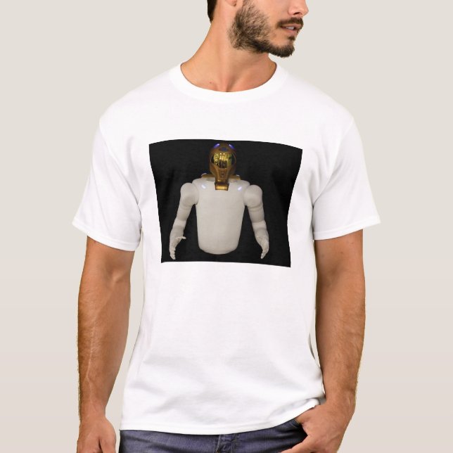 Camiseta Robonaut 2, un astronauta hel 5 humanoide dexteros (Anverso)