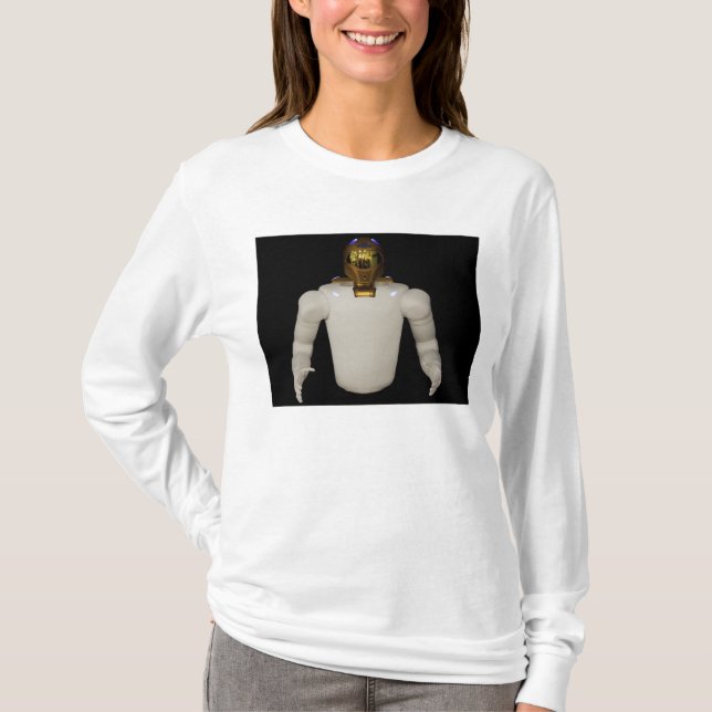 Camiseta Robonaut 2, un astronauta hel 5 humanoide dexteros (Anverso)