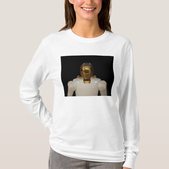 Camiseta Robonaut 2, un hel astronauta humanoide y dexteros (Anverso)