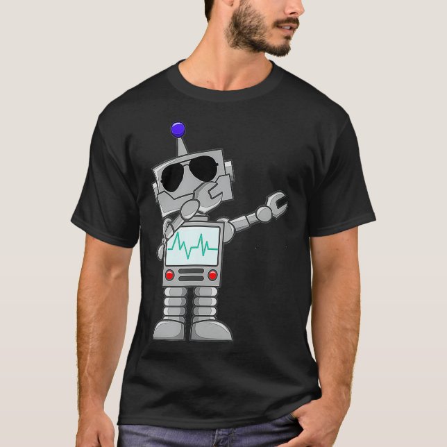Camiseta Robot a Guay tras volver a la escuela  (Anverso)