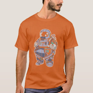Camiseta Robot al astronauta gordo