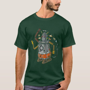 Camiseta Robot Alone_noBlack de 263 creaciones