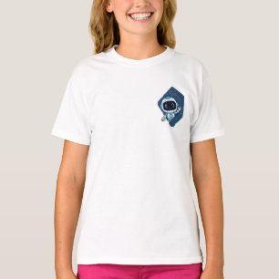 Camiseta Robot Amigable Saludando a Niños