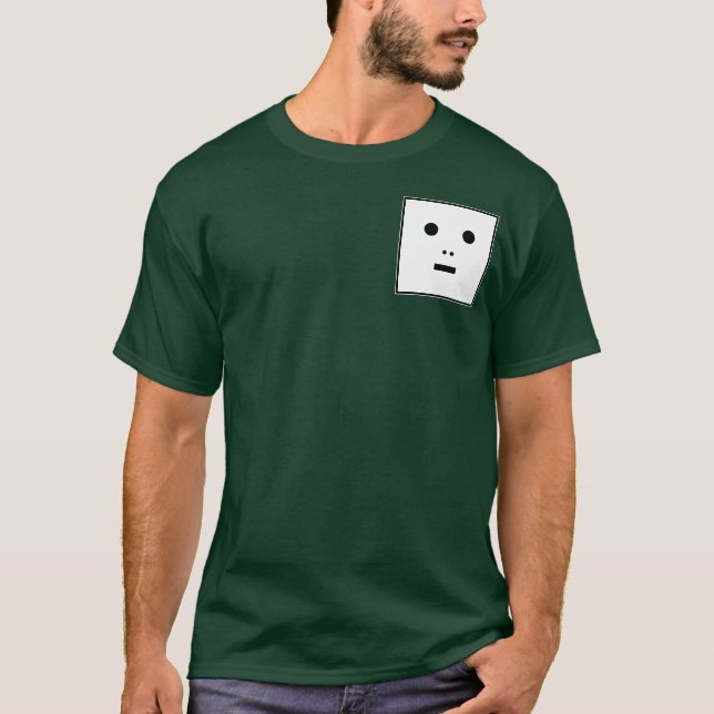 Camiseta Robot Anónimo - II - Motivo de Bolsillo (Anverso)