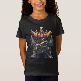 Camiseta Robot artificial del árbol de Navidad