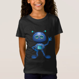Camiseta Robot azul