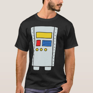 Camiseta Robot Body Costume Fácil Halloween Cute Robot