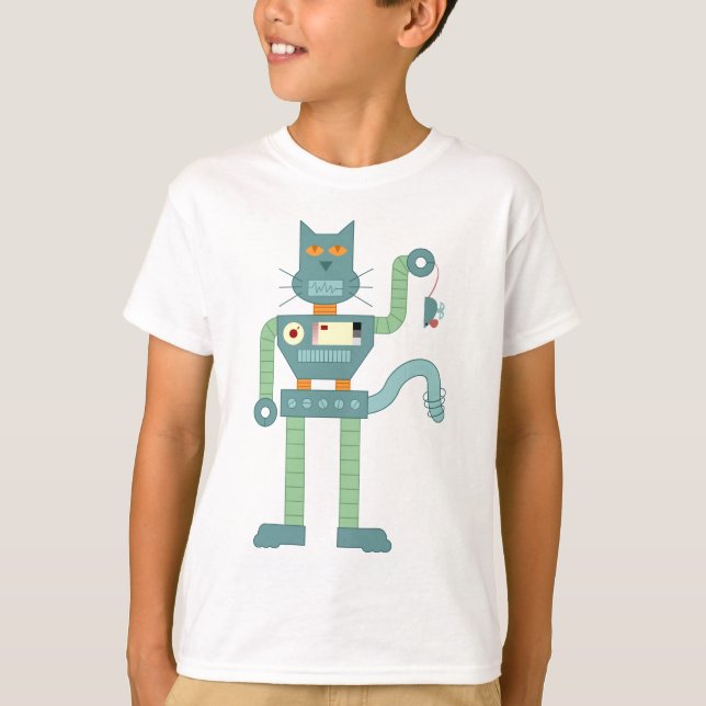 Camiseta Robot Cat & Winup Mouse (Anverso)