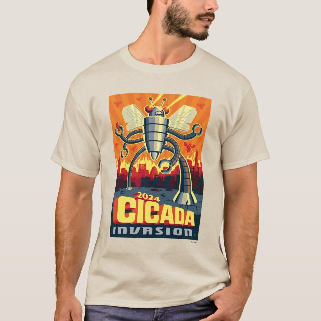 Camiseta Robot Cicada (Anverso)