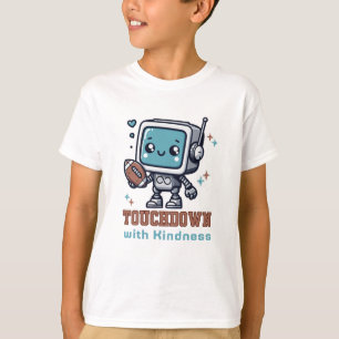 Camiseta Robot con toque futbolístico con amabilidad