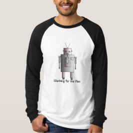 Camiseta Robot corporativo retro vintage que trabaja para e