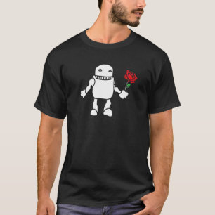 Camiseta Robot Cuaderno Con Ingeniería Robótica Rosa