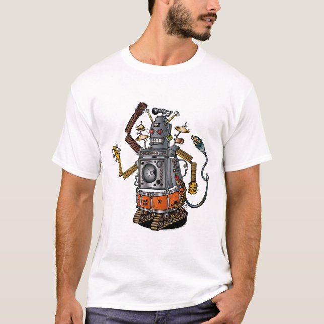 Camiseta Robot de 263 creaciones solamente (Anverso)