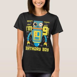 Camiseta Robot de 9 años ingeniero científico robótico Robo