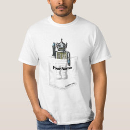 Camiseta Robot de bolsillo de ciencia ficción 