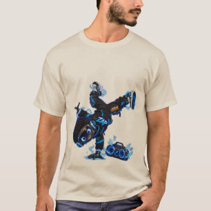 Camiseta - Robot de Breakdance Zap - Universo ASW