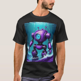 Camiseta robot de buceo grande