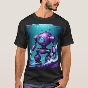 Camiseta robot de buceo grande