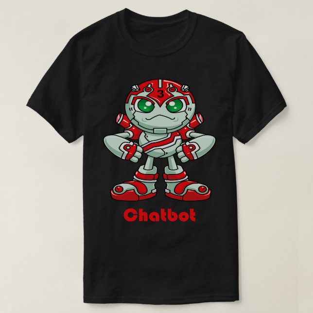Camiseta Robot de Chatbot 1 (Diseño del anverso)
