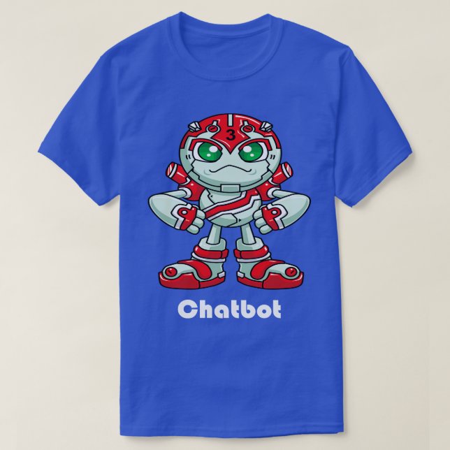 Camiseta Robot de Chatbot 2 (Diseño del anverso)