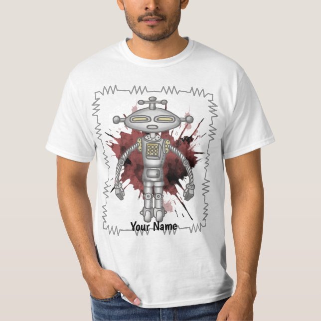 Camiseta Robot de ciencia ficción seis  (Anverso)