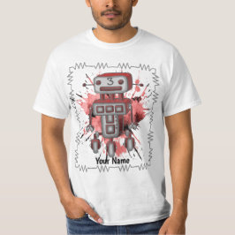 Camiseta Robot de ciencia ficción tres 