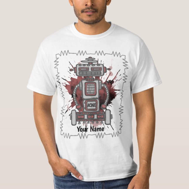 Camiseta Robot de ciencia ficción uno  (Anverso)
