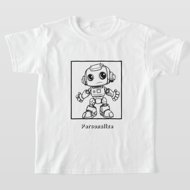 Camiseta Robot de color personalizado (Distribución)