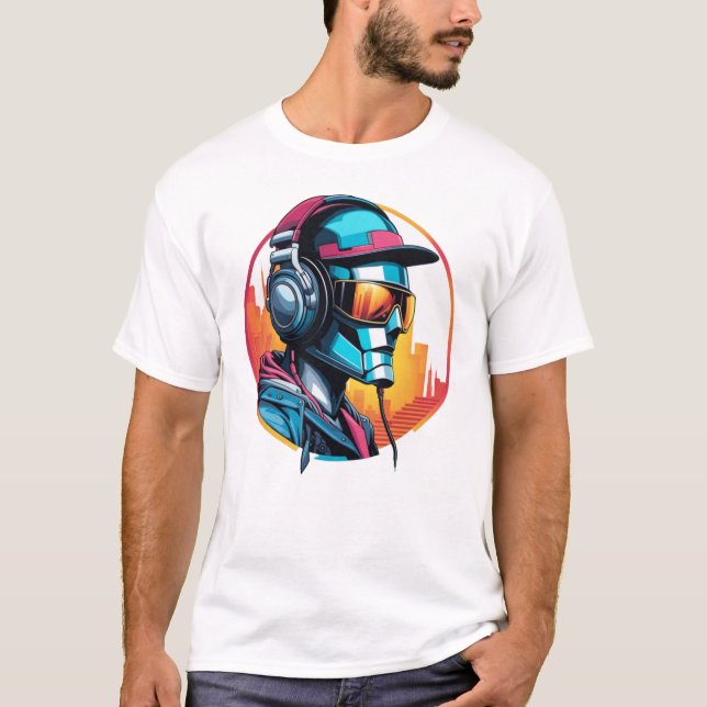 Camiseta Robot de D.J (Anverso)