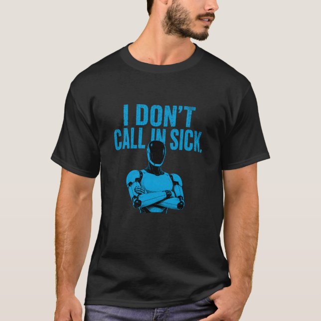 Camiseta Robot de IA humanoid, tesla bot (Anverso)