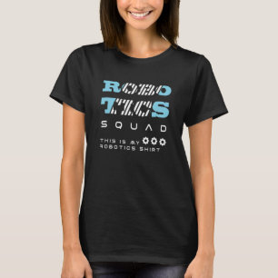 Camiseta Robot de ingeniería mecánica de banda robótica