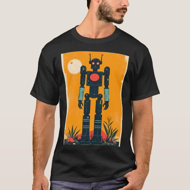 Camiseta Robot de los años 50 (Anverso)