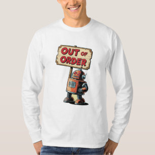 Camiseta robot de los años 50