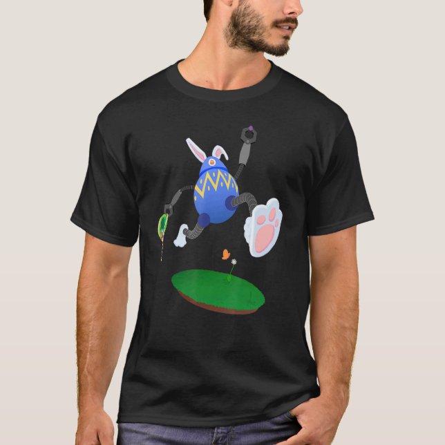 Camiseta Robot de Pascua 1 (Anverso)