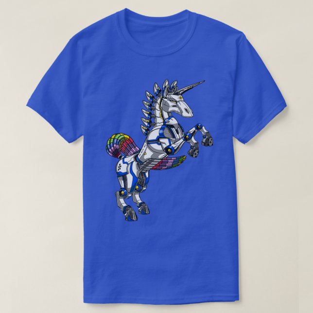 Camiseta Robot de Unicornio (Diseño del anverso)