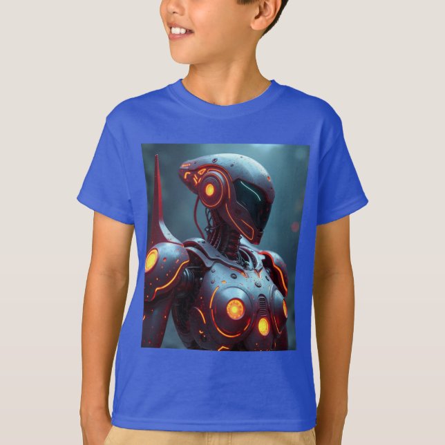 Camiseta Robot del espacio exterior (Anverso)