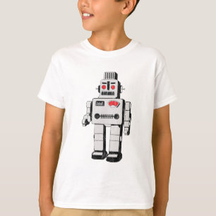 Camiseta robot del vintage